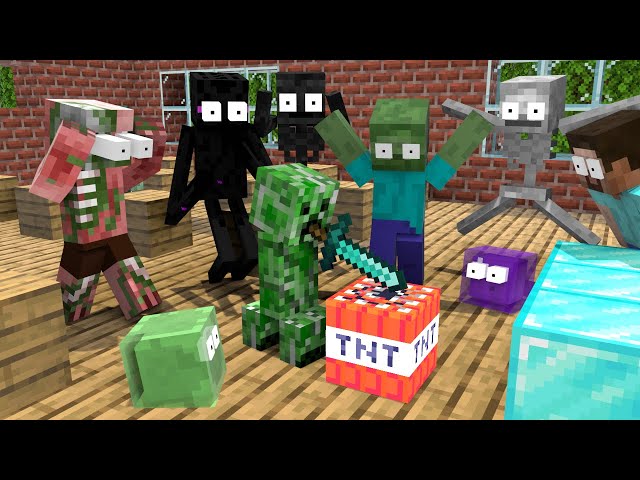 Season 4 All Episode Herobrine School 20 parts (Minecraft Animation)