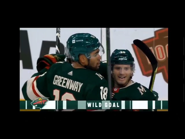 every minnesota wild goal from 2021-2022 season so far