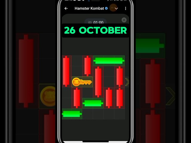 Hamster Kombat Mini Game Puzzle 26 October Today #hamsterkombat