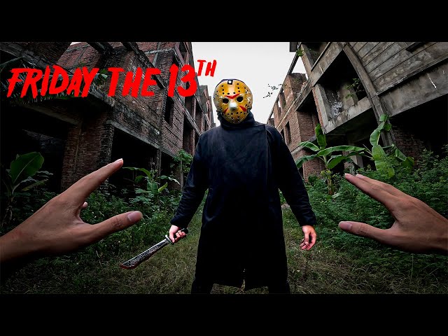 PAKOUR POV vs JASON VOORHEES IN REAL LIFE l FRIDAY THE 13TH 3.0 ( Halloween Parkour POV Chase )