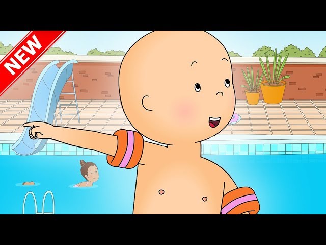 ★NEW★ CAILLOU LEARNS TO SWIM | Funny Animated cartoon for Kids | Cartoon Caillou l Cartoon Movie