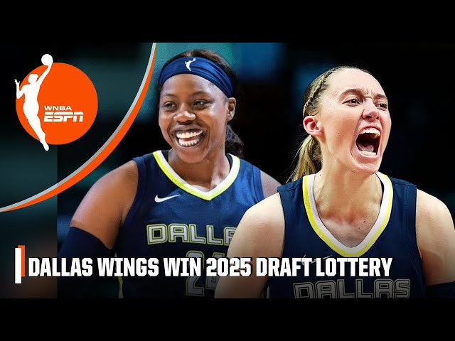 Dallas Wings win 2025 draft lottery 🏀 Will they select Paige Bueckers? | WNBA on ESPN