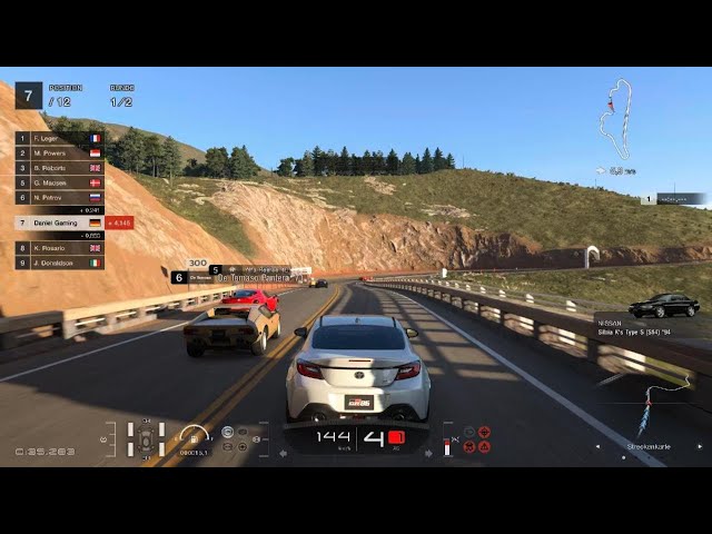 Gran Turismo 7 - Toyota GR86 RZ / Grand Valley Highway 1 Süd rückwärts