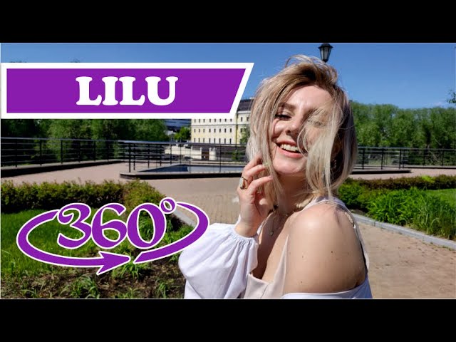 VR 360 Date with Lilu. On a bench