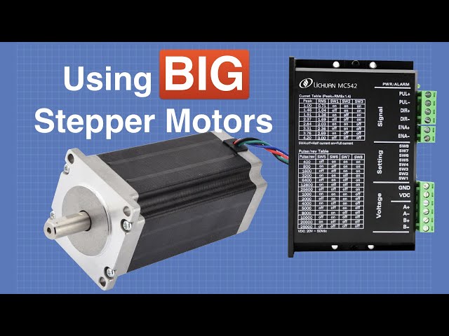 Big Stepper Motors with Arduino