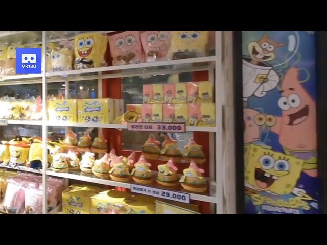 3D 180VR 4K Spongebob Squarepants Nickelodeon Toy land 360VR