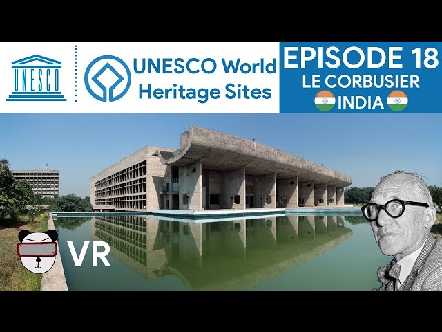 🏛️ UNESCO World Heritage Sites | Episode 18: Le Corbusier's Architectural Work 🇮🇳【360 Video】