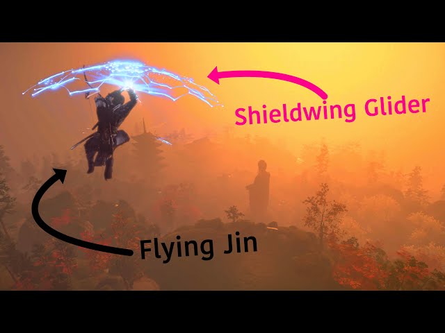 What if Jin had... a Shield Wing?   // Ghost of Tsushima feat. Horizon Forbidden West