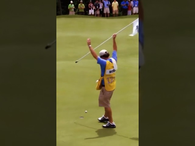 Craziest Golf Shot of all time! 😱 #shorts