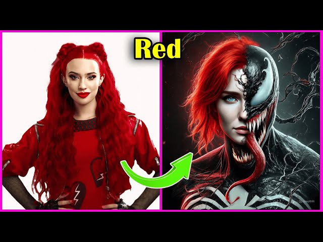 What Happens When Red Transforms Into Venom? | Descendants The Rise Of Red x Venom: The Last Dance