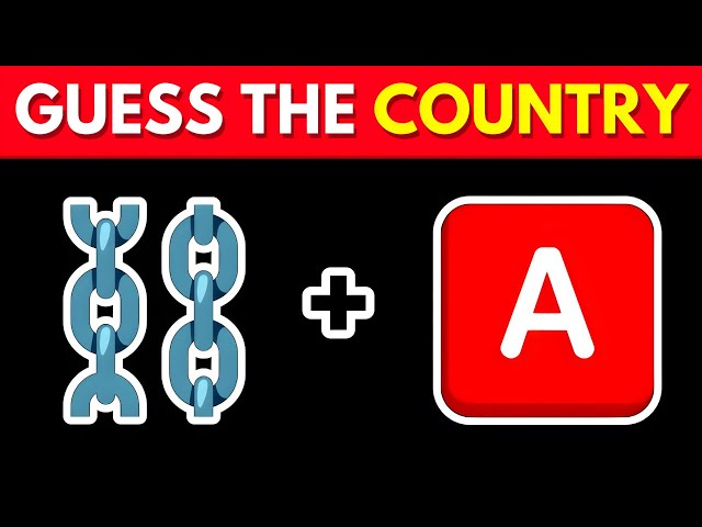 🌎 Can You Guess The Country By Emoji? 🚩 | Emoji Quiz