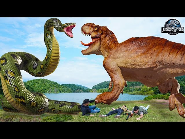 New Hollywood Movie (2025) Dinosaur Attack | T-rex Vs Anaconda | Jurassic Park| Dinosaur