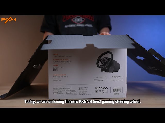 PXN V9 GEN2 Racing Steering Wheel & Unboxing Setup Tutorial. #pxn #unboxing #steeringwheel