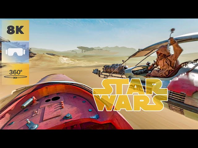 Star Wars desert racer experience in 360° | Disney Movies VR