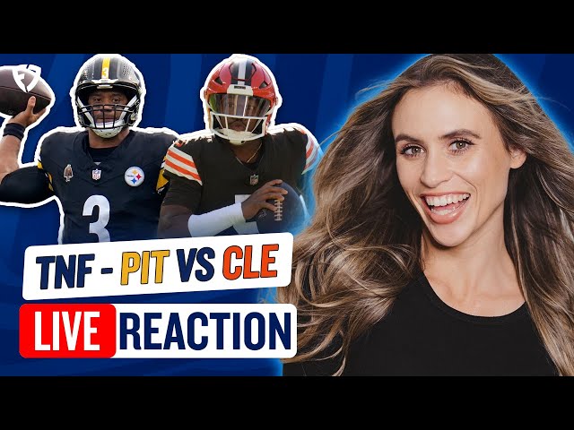 Steelers VS Browns TNF LIVE REACTION With Bridget Case