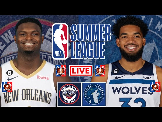 New Orleans Pelicans vs Minnesota Timberwolves | NBA Summer League Live Scoreboard 2023 |JimbySports