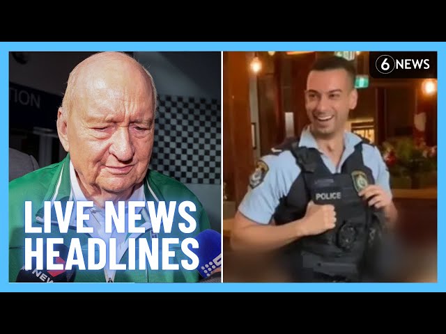 LIVE: More charges against Alan Jones; trial of ex-cop delayed until 2025 | 6 News