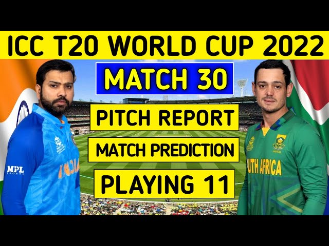 T20 World Cup 2022 India Vs South Africa Pitch Report || Perth Stadium Pitch Report & Weather Report