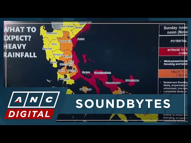 Samar, Bicol, Calabarzon, MIMAROPA, central and southern Luzon urged to brace for 'Pepito' impact