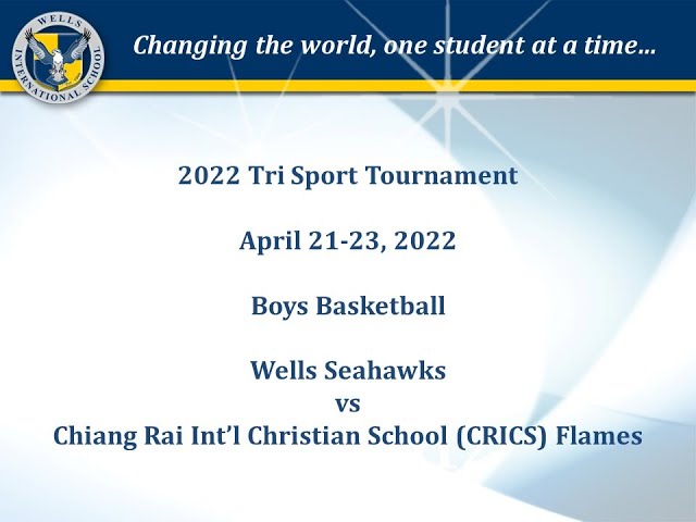 2022.04.21 - 2022 Tri Sports Tournament - Day 1 - Boys Basketball vs CRICS - Half 2