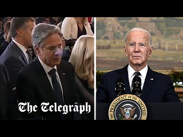 Antony Blinken winces as Biden brands Xi a 'dictator'