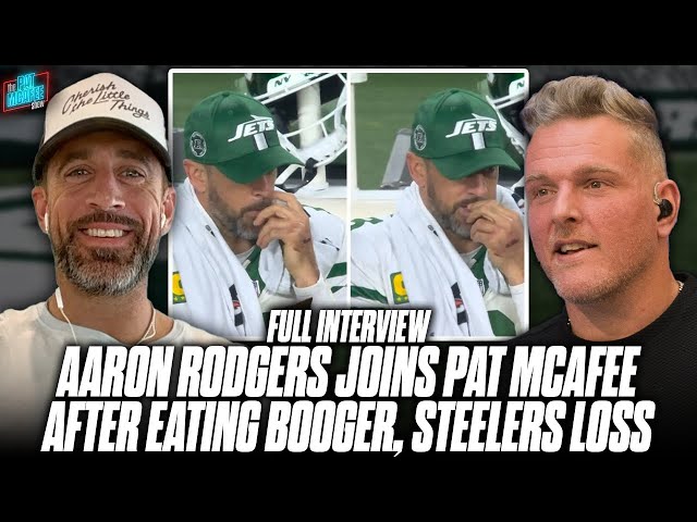 Aaron Rodgers Joins The Pat McAfee Show After Loss To Steelers & Controversial Sideline Incident...