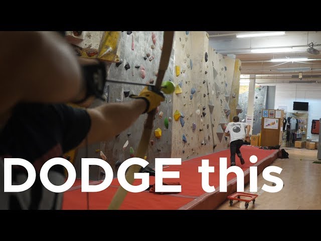 Can climbers dodge arrows?