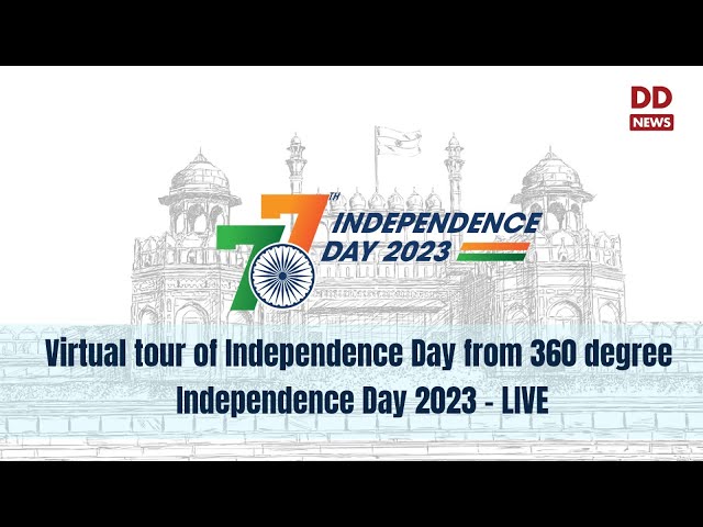 Exclusive  PM Modi Live 360-degree video from Red Fort Delhi on Independence Day 2023