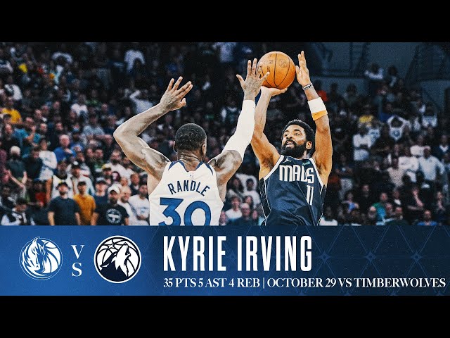 Kyrie Irving (35 Points) Highlights vs. Timberwolves | October 29, 2024