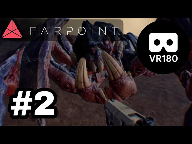 Farpoint #2 (DESCENT)- PSVR VR180 3D gameplay