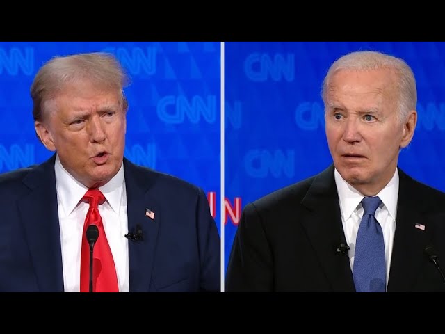 First 2024 Biden-Trump Debate: 'He's a very bad Palestinian,' Trump says of Biden's Israel support