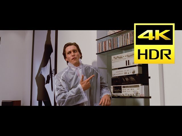 American Psycho Do you like Huey Lewis and the News? 4K HDR UHD subtitled