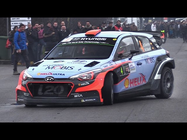 Hyundai i20 WRC New Gen 2016 Sound - Dani Sordo at Monza Rally Show 2016