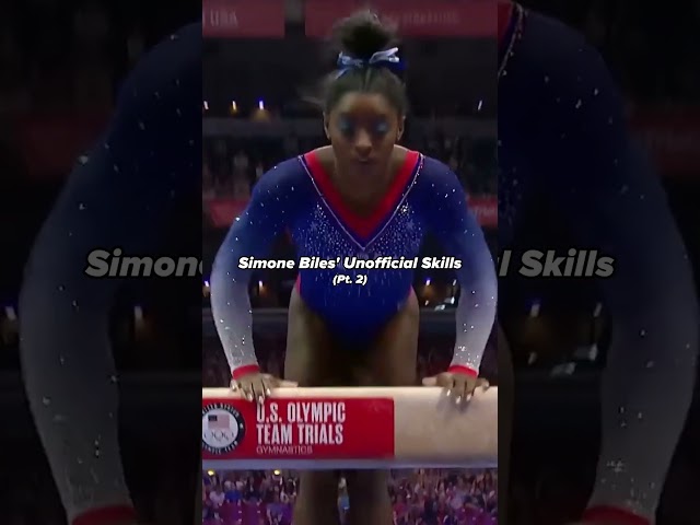 Do you think she could ever land this?🤔 #gymnastics #beam #simonebiles