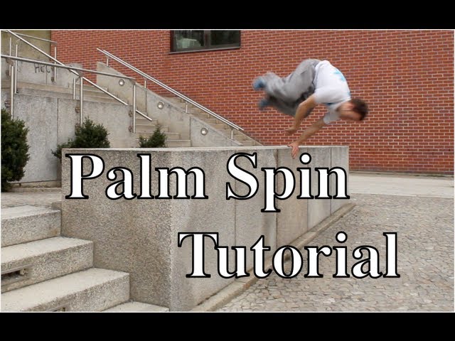 Palm Spin Tutorial - Parkour / Freerunning ( deutsch / german )