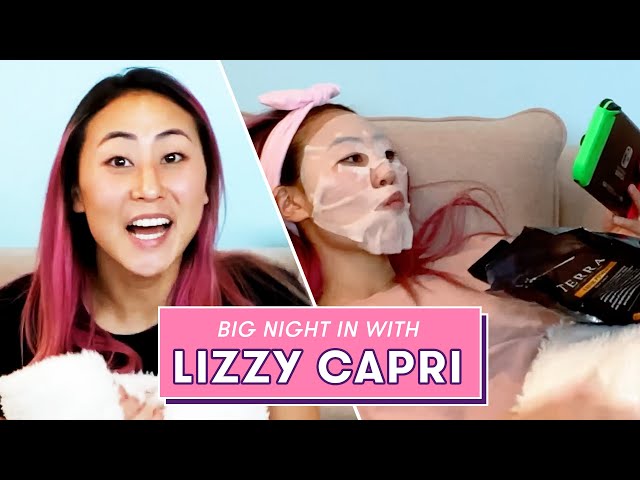 LIZZY CAPRI Reveals Her Fortnite Setup and Favorite Snacks | Big Night IN