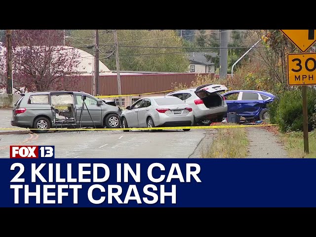 2 killed in head-on crash after minivan stolen in Lynnwood | FOX 13 Seattle