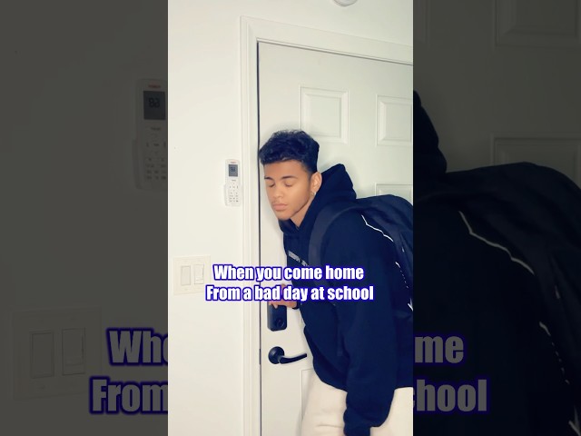 When you come home from a bad day at school #viral