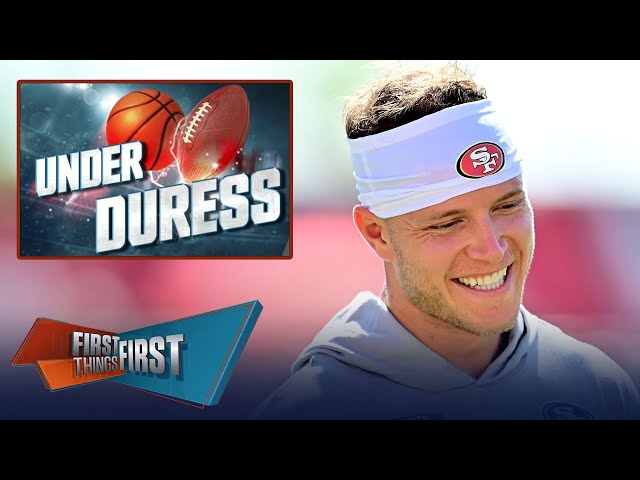 Christian McCaffrey and Ravens defense are Under Duress for Week 11 | FIRST THINGS FIRST