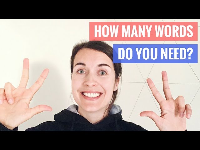 How many words do you need to speak a language? | 5-Minute Language