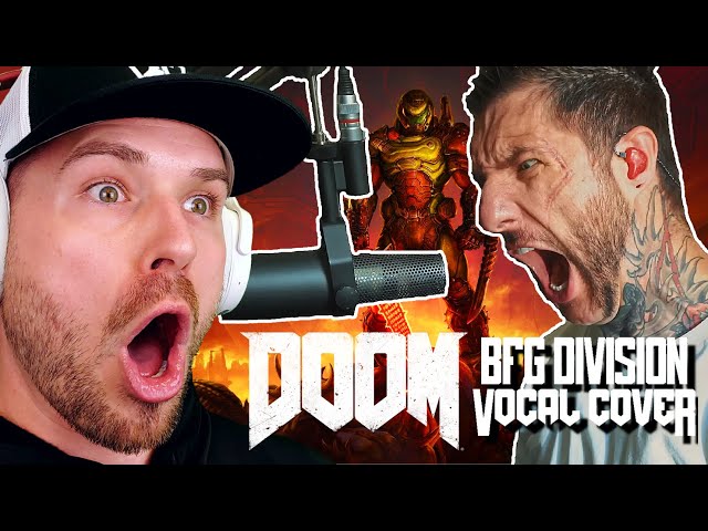 ALEX TERRIBLE - DOOM ETERNAL - BFG DIVISION by MICK GORDON (DEMON VOCAL COVER) (REACTION!!!)