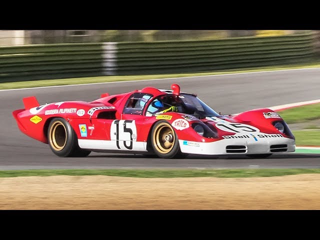 1970 Ferrari 512 S Coda Lunga: Accelerations, Fly Bys & Pure V12 Sound!