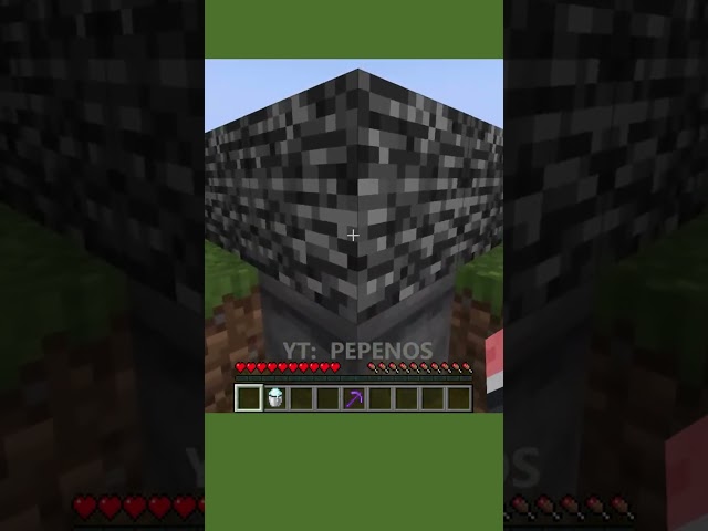 how to break bedrock in 0.34 sec by Pepenos #pepenos #pepenosminecraft #pepenoshort