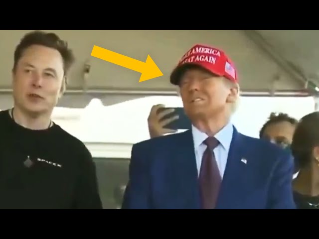 SICK looking Trump looks disoriented with Elon Musk