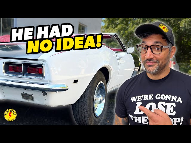 I SURPRISED My Dad With His DREAM Car! 1968 Chevy Camaro!