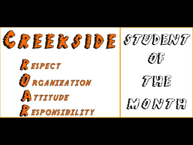 Student of the Month  September   Creekside 24 25