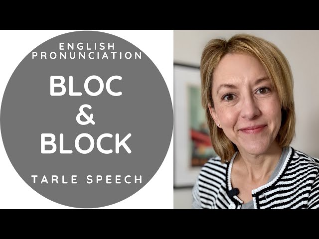 Learn How to Pronounce BLOC & BLOCK - American English Homophone Pronunciation Lesson #learnenglish