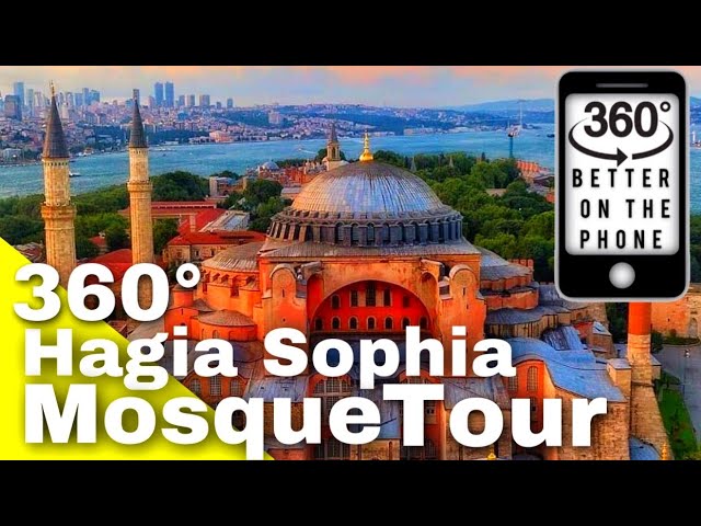 اول مره  جامع اياصوفيا بكاميرا ٣٦٠ درجة     Ayasofya camii ilk defa 360° Kamera ile görüntüleri