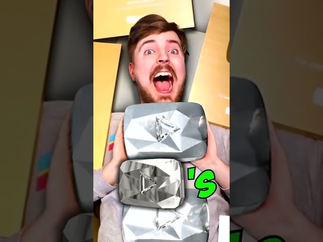 Every MrBeast YouTube Award..😲