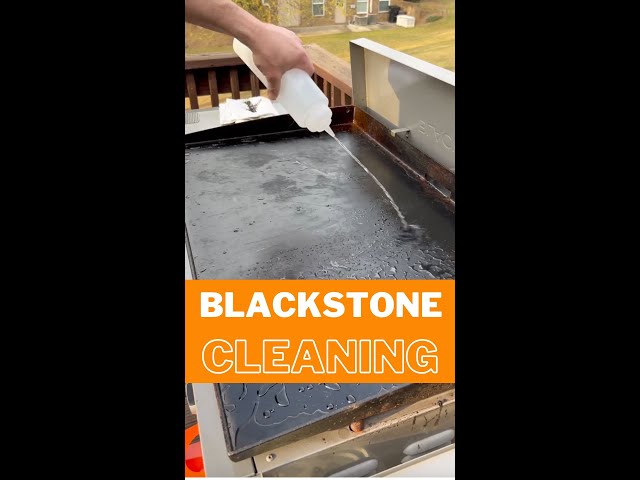 Fully Black Seasoned Blackstone Cleaning and Maintenance | How To Clean a Blackstone | Seasoning